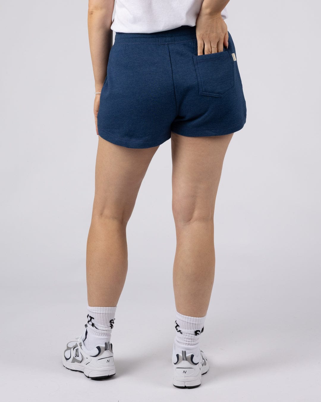 Velator - Womens Sweat Shorts - Blue Marl