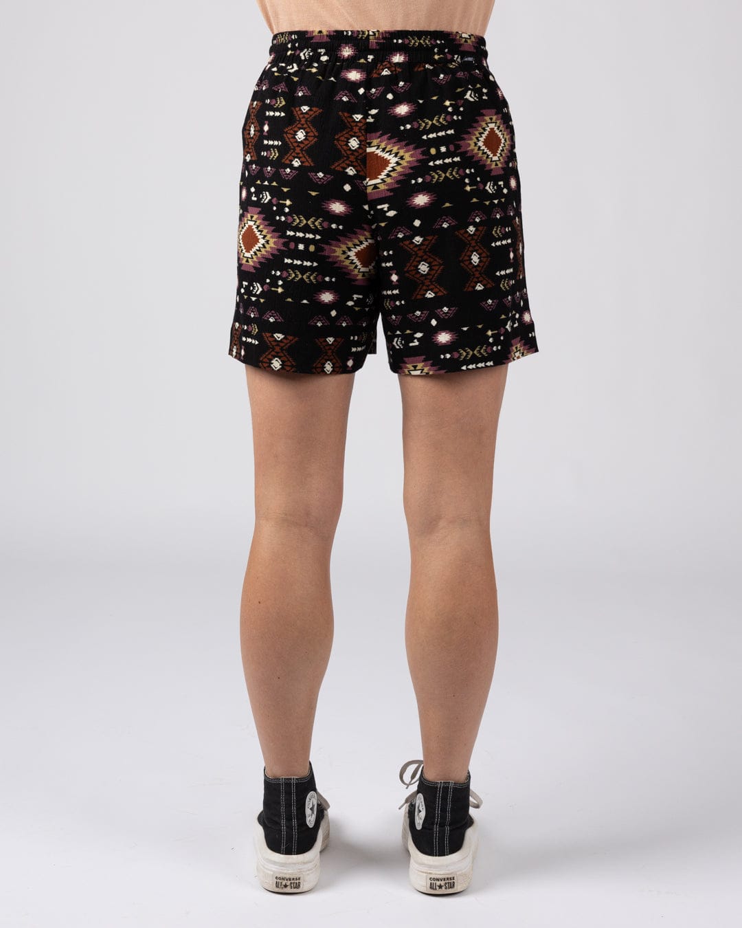 Sabina - Womens Woven Short - Dark Grey