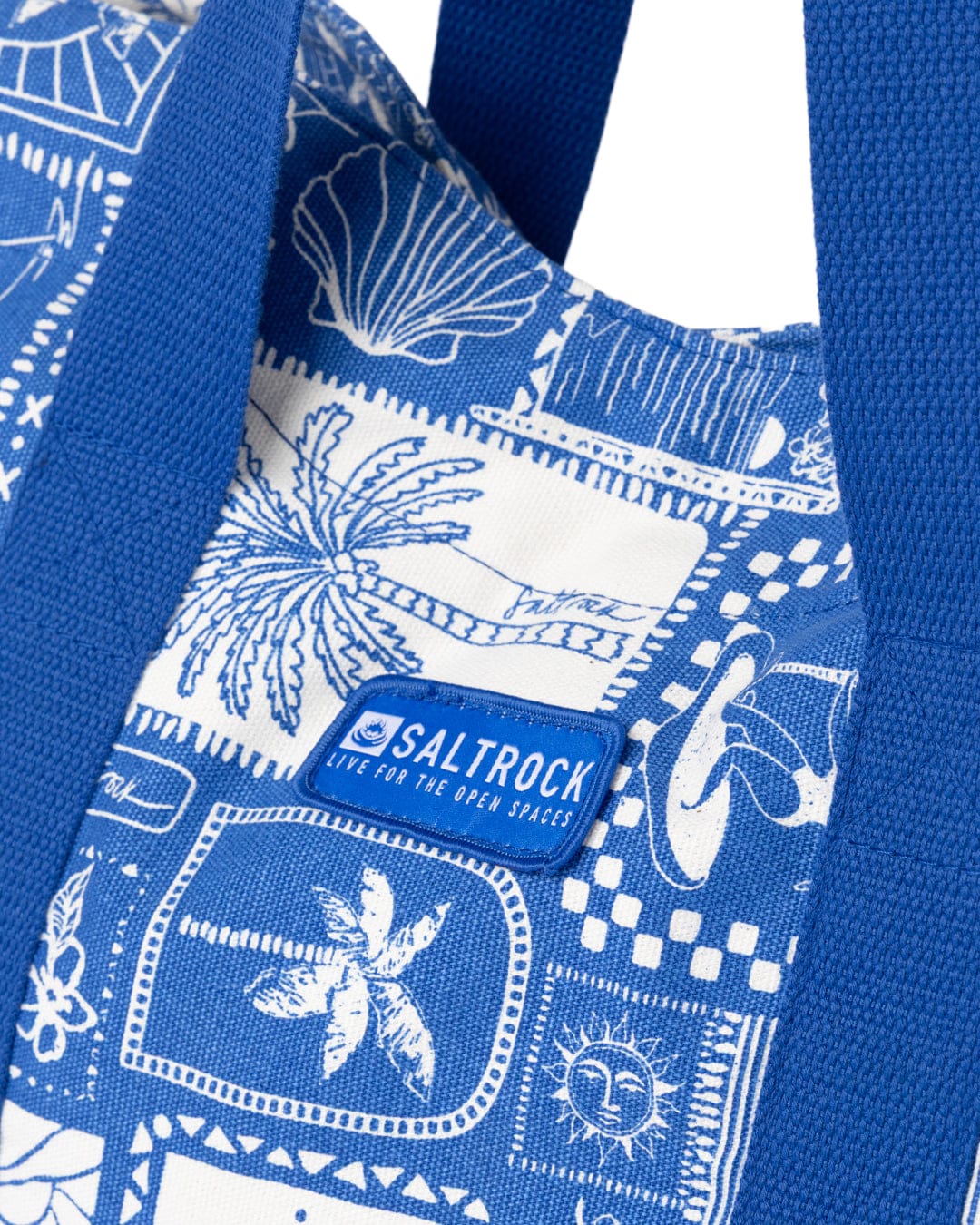 Island Tiles Bag in Bright Blue