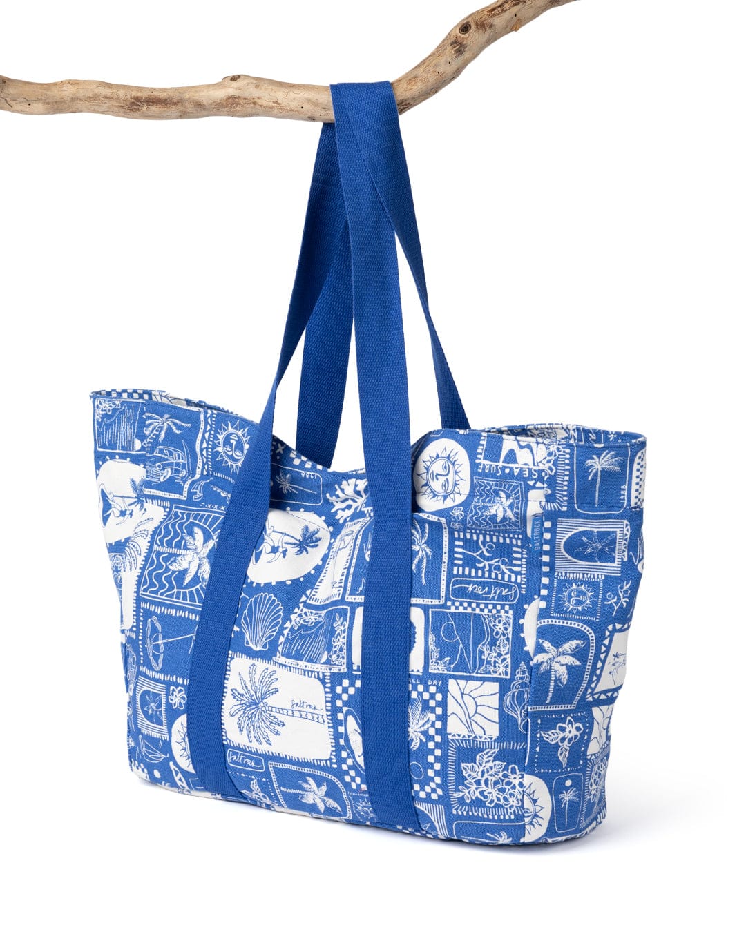 Island Tiles Bag in Bright Blue