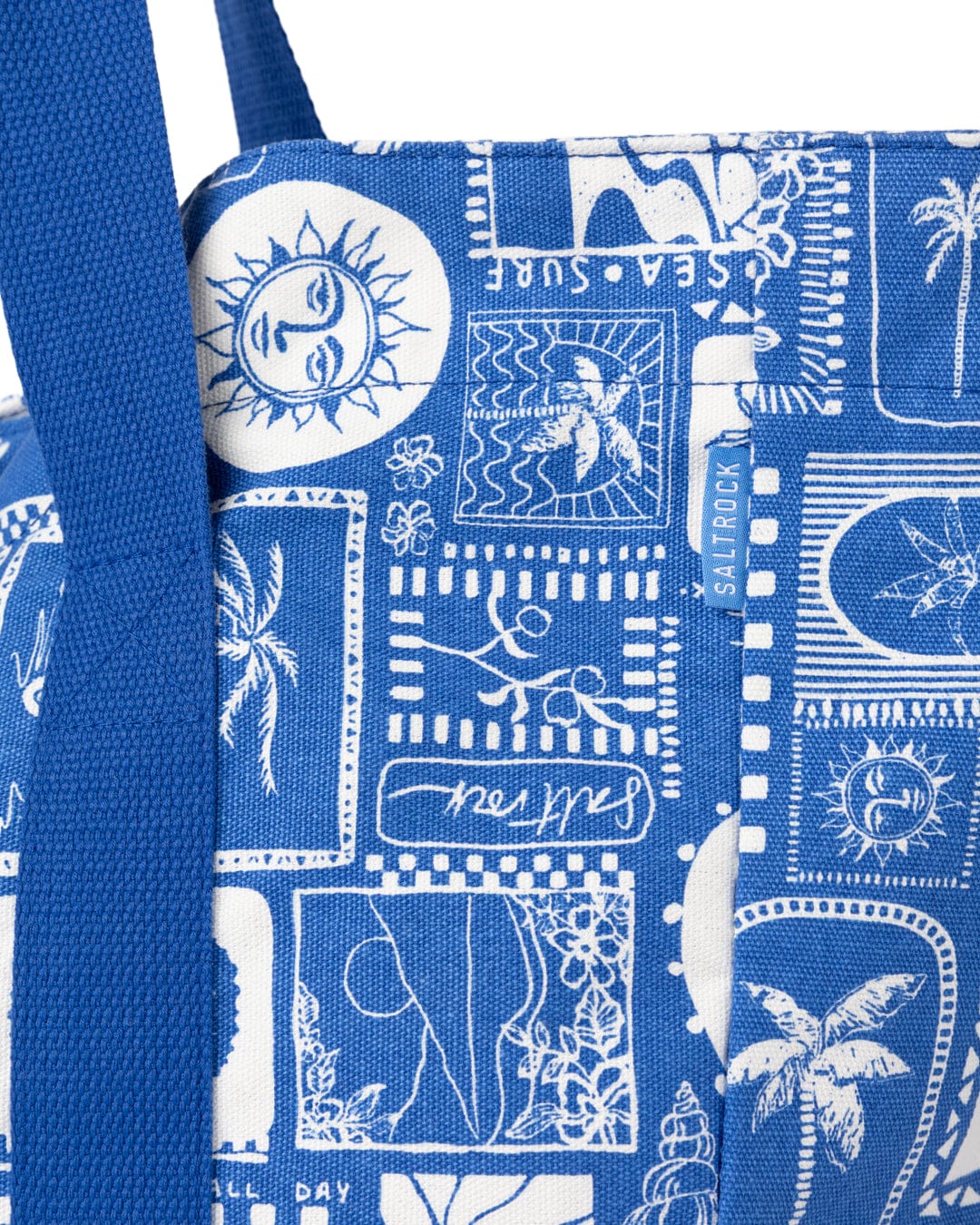 Island Tiles Bag in Bright Blue