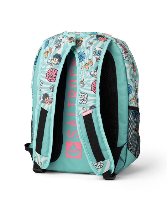 Lush Waves - Backpack - Blue