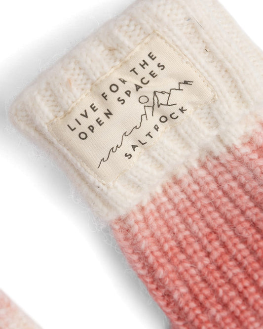 Alba Knitted Gloves in Pink
