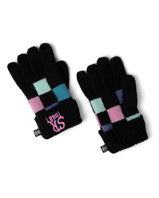 Skatecheck Kids Gloves in Black