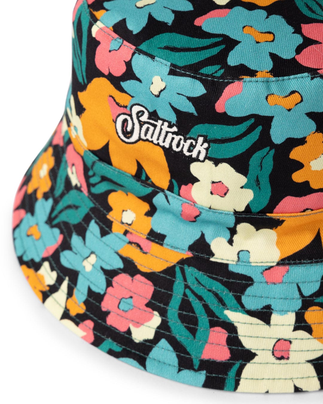 Holidaze - Floral Reversible Bucket Hat - Blue