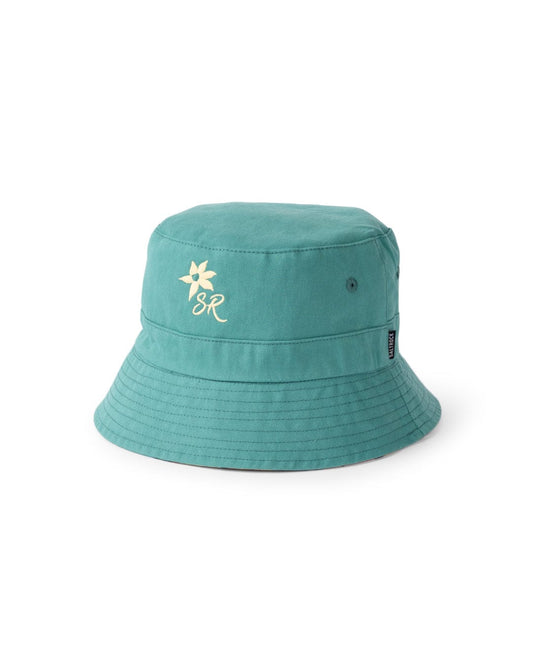 Holidaze - Floral Reversible Bucket Hat - Blue
