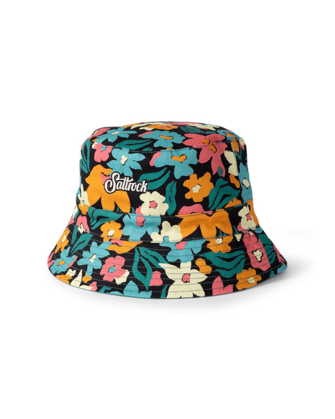 Holidaze - Floral Reversible Bucket Hat - Blue