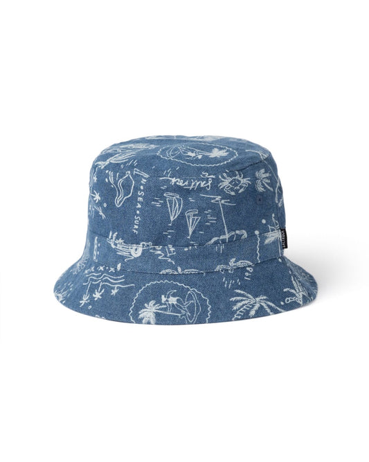 Island Life Bucket Hat in Blue