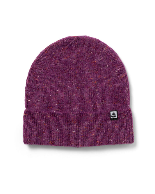 Brushed Maine Beanie in Purple