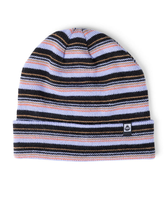 Ok Stripe Beanie in Blue