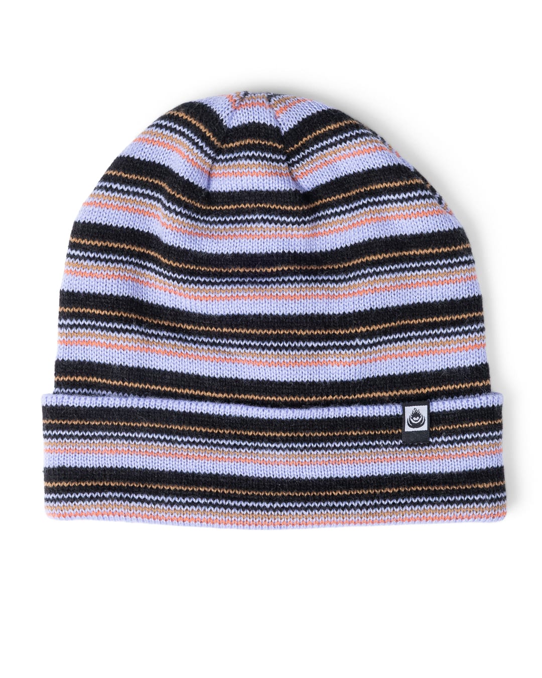 Ok Stripe Beanie in Blue