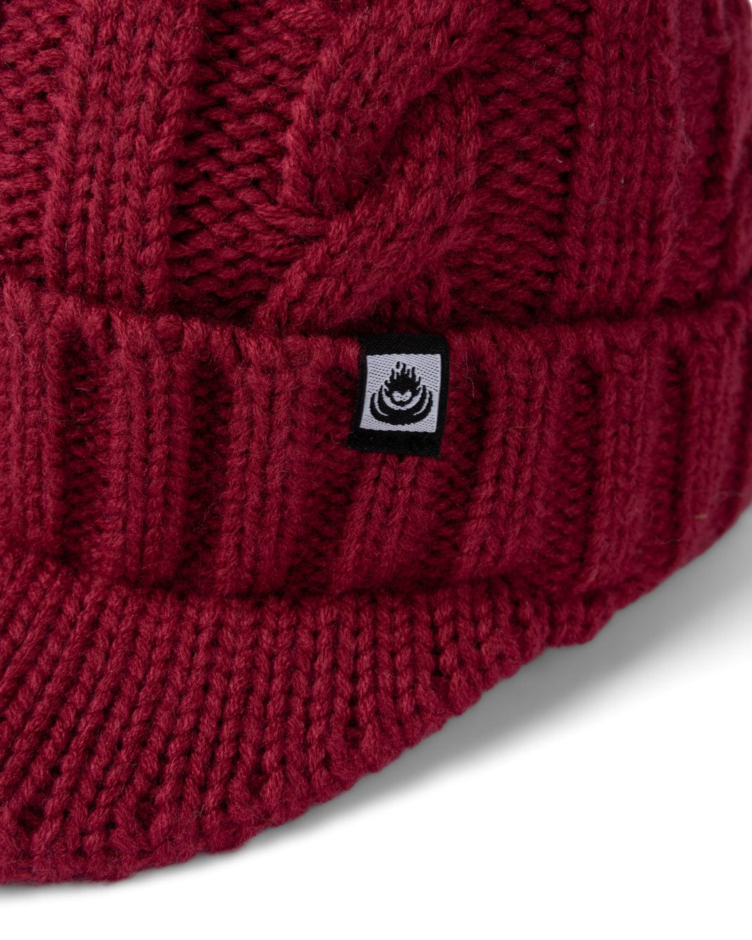 Boo - Water Resistant Peaked Beanie - Dark Pink