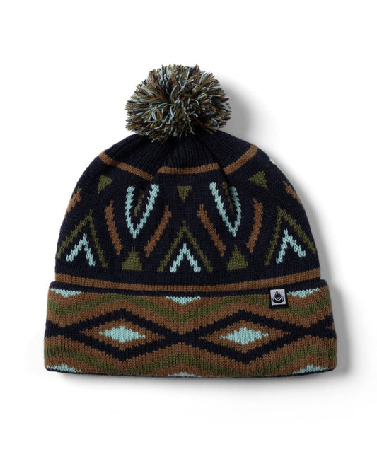 Arches - Pom Pom Beanie - Blue