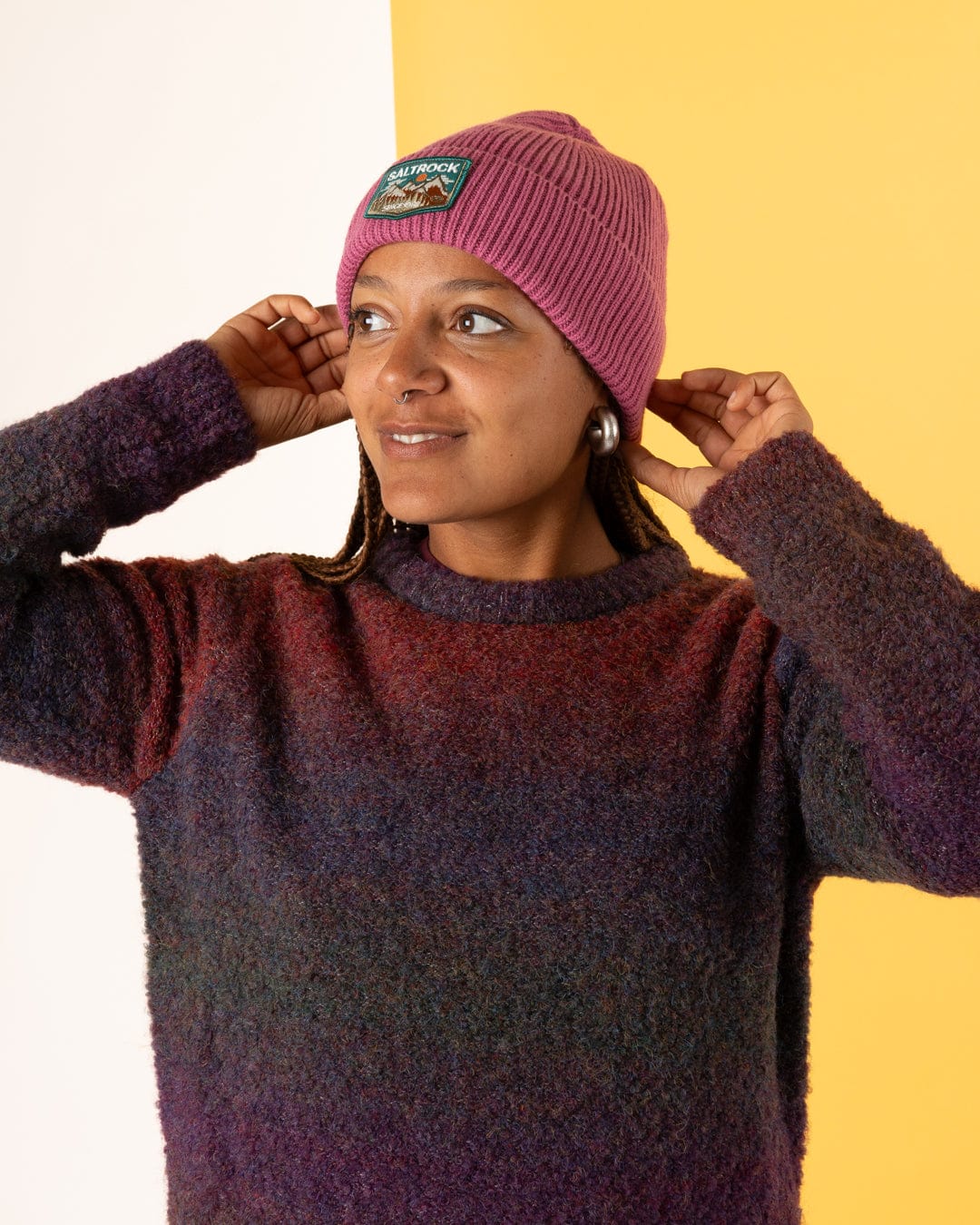 Uplands -  Beanie - Dark Pink