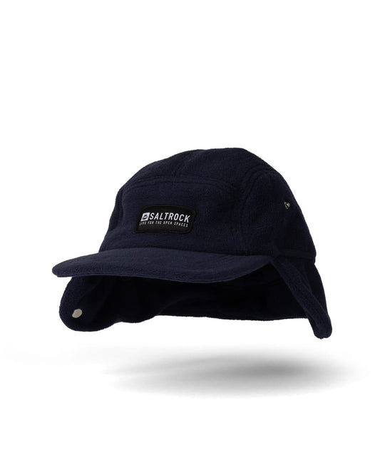 Bert Fleece Flap Cap in Blue
