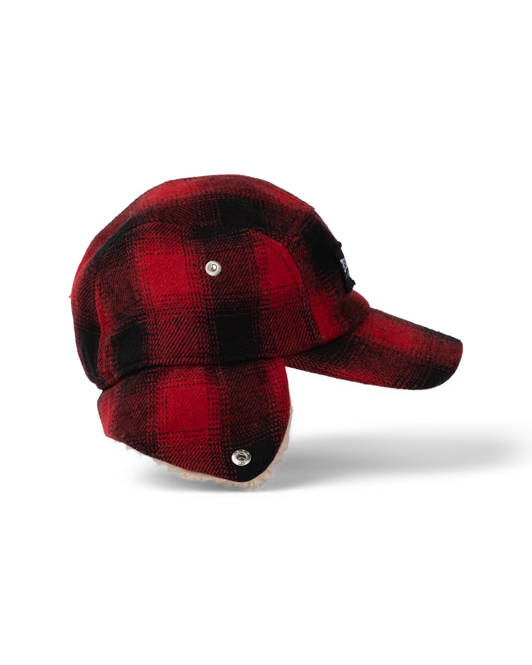 Fisher Borg Lined Tracker Cap in Red