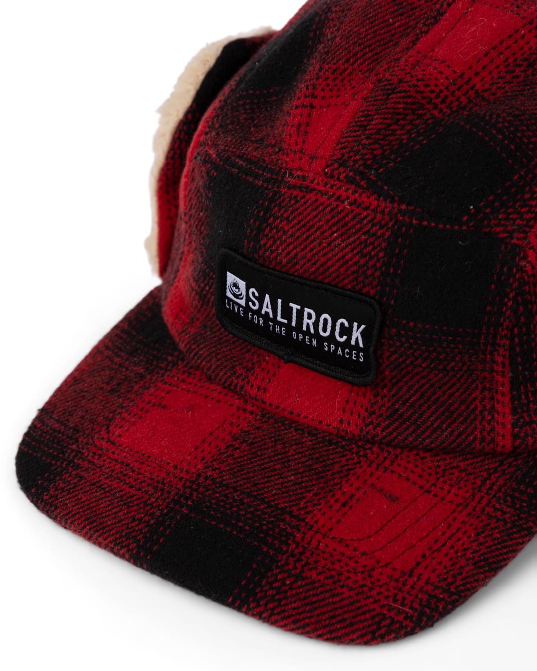 Fisher Borg Lined Tracker Cap in Red