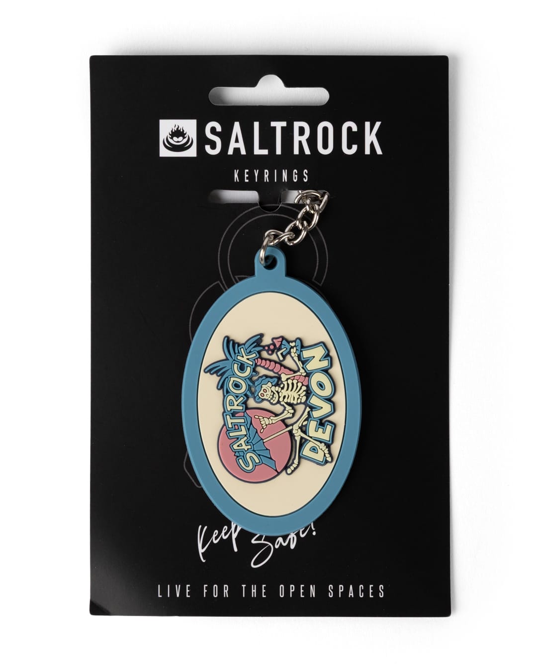 Sip 'N' Dip Devon Key Ring in Bright Blue