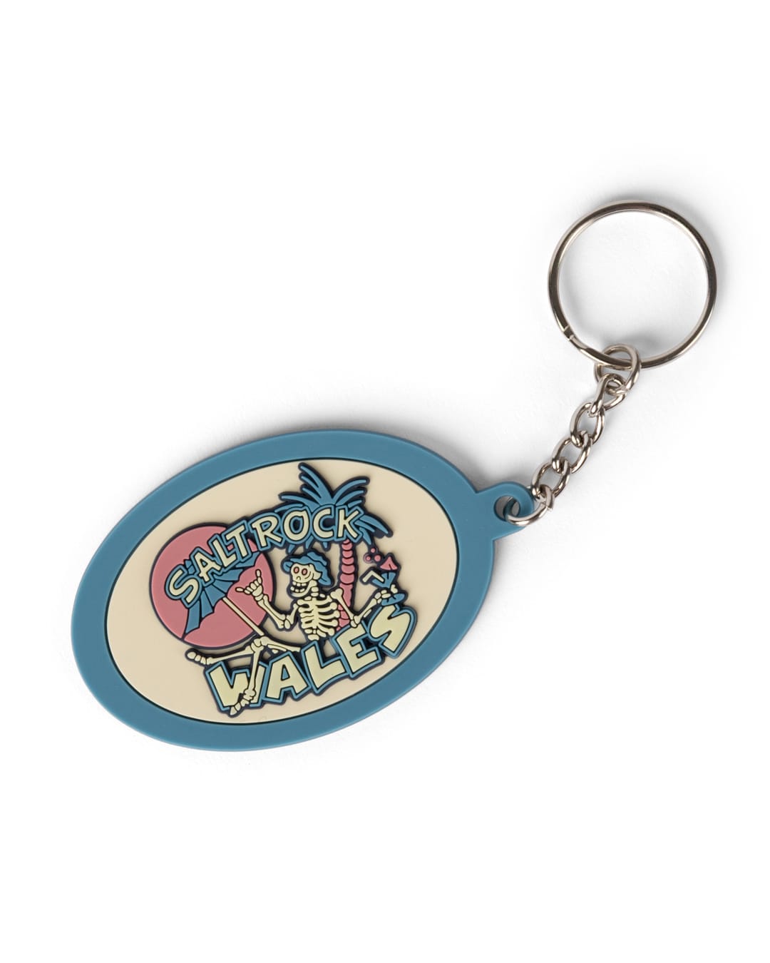 Sip 'N' Dip Wales Key Ring in Bright Blue
