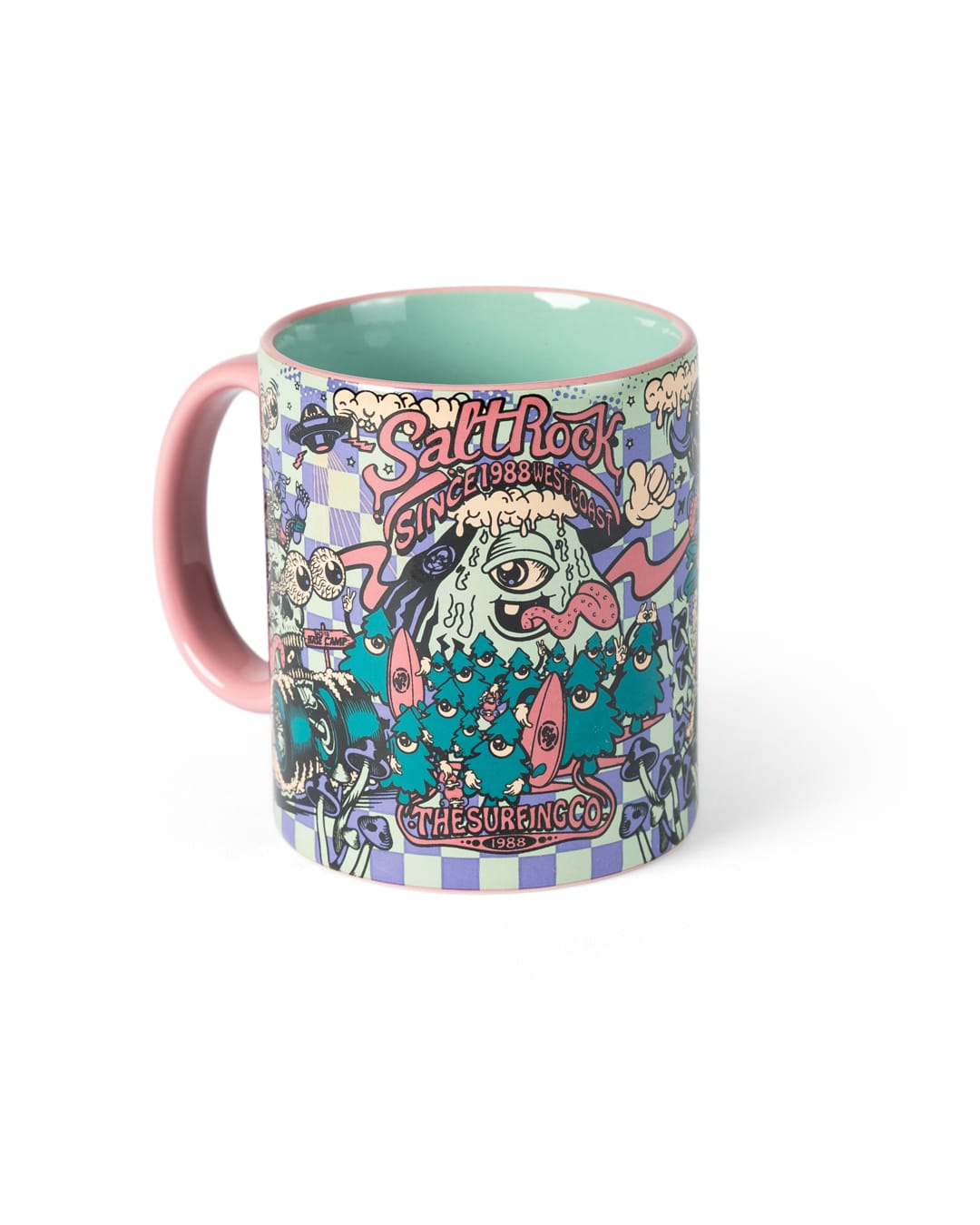 Race To Base Mug In Light Green