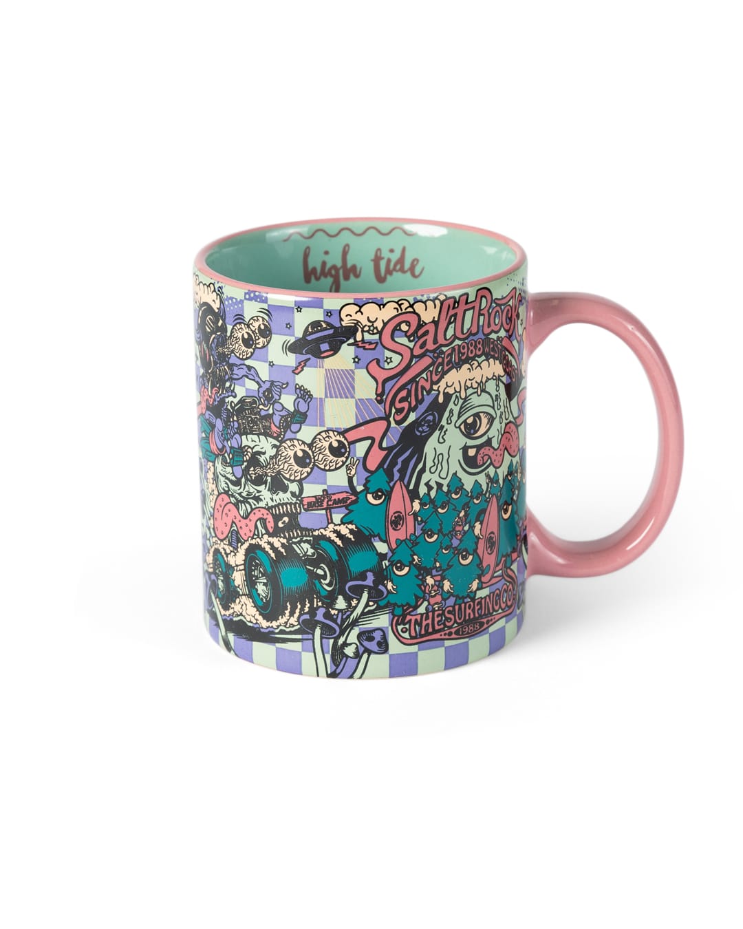 Race To Base Mug In Light Green
