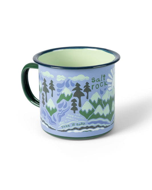 Take It Easy - Mug – Enamel - LIGHT BLUE