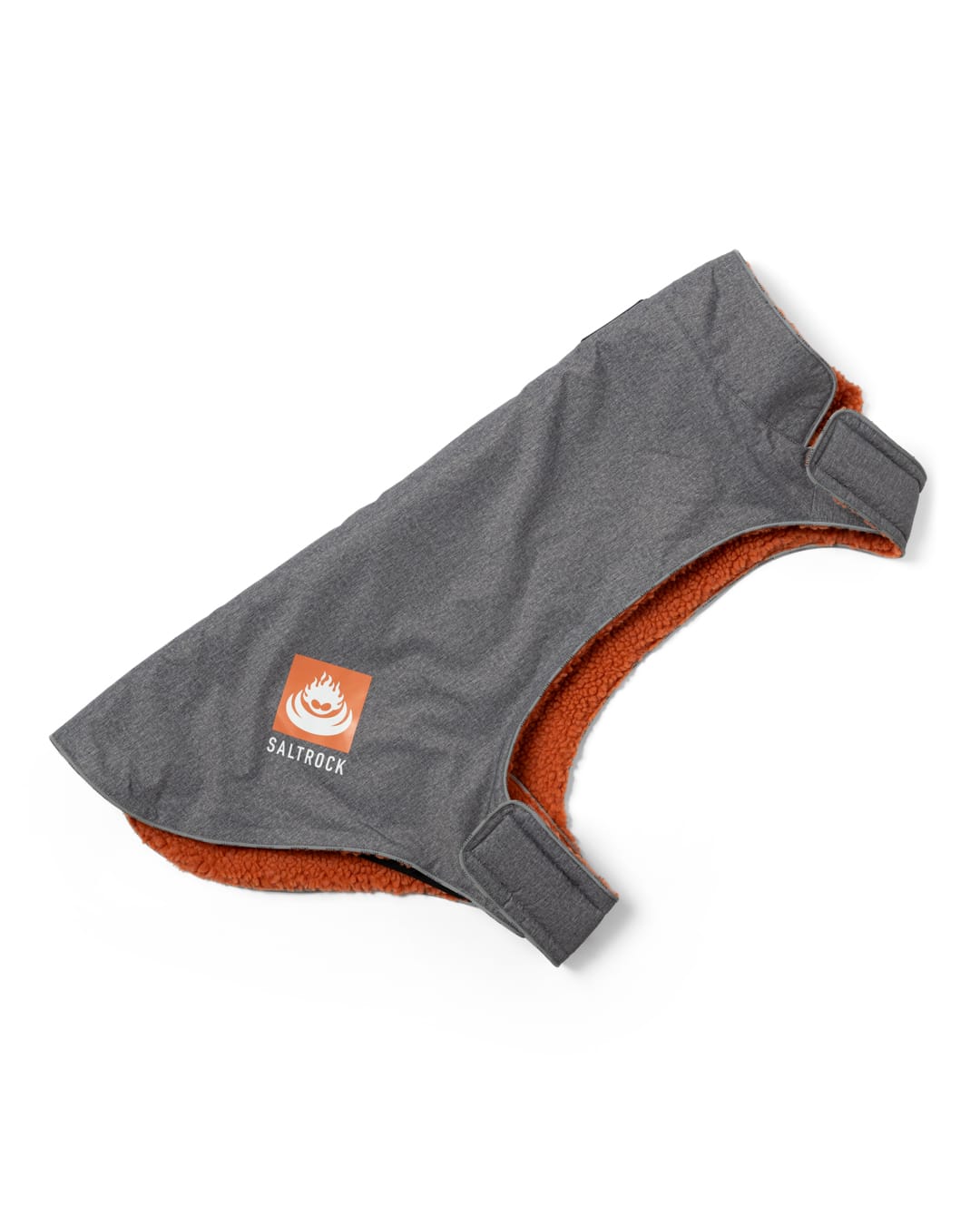 Waga Pro Marl Water Resistant Padded Dog Jacket in Grey/Orange
