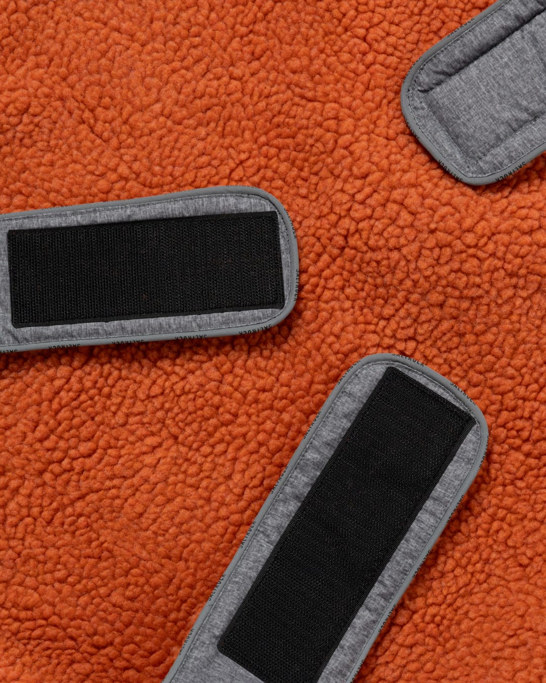 Waga Pro Marl Water Resistant Padded Dog Jacket in Grey/Orange