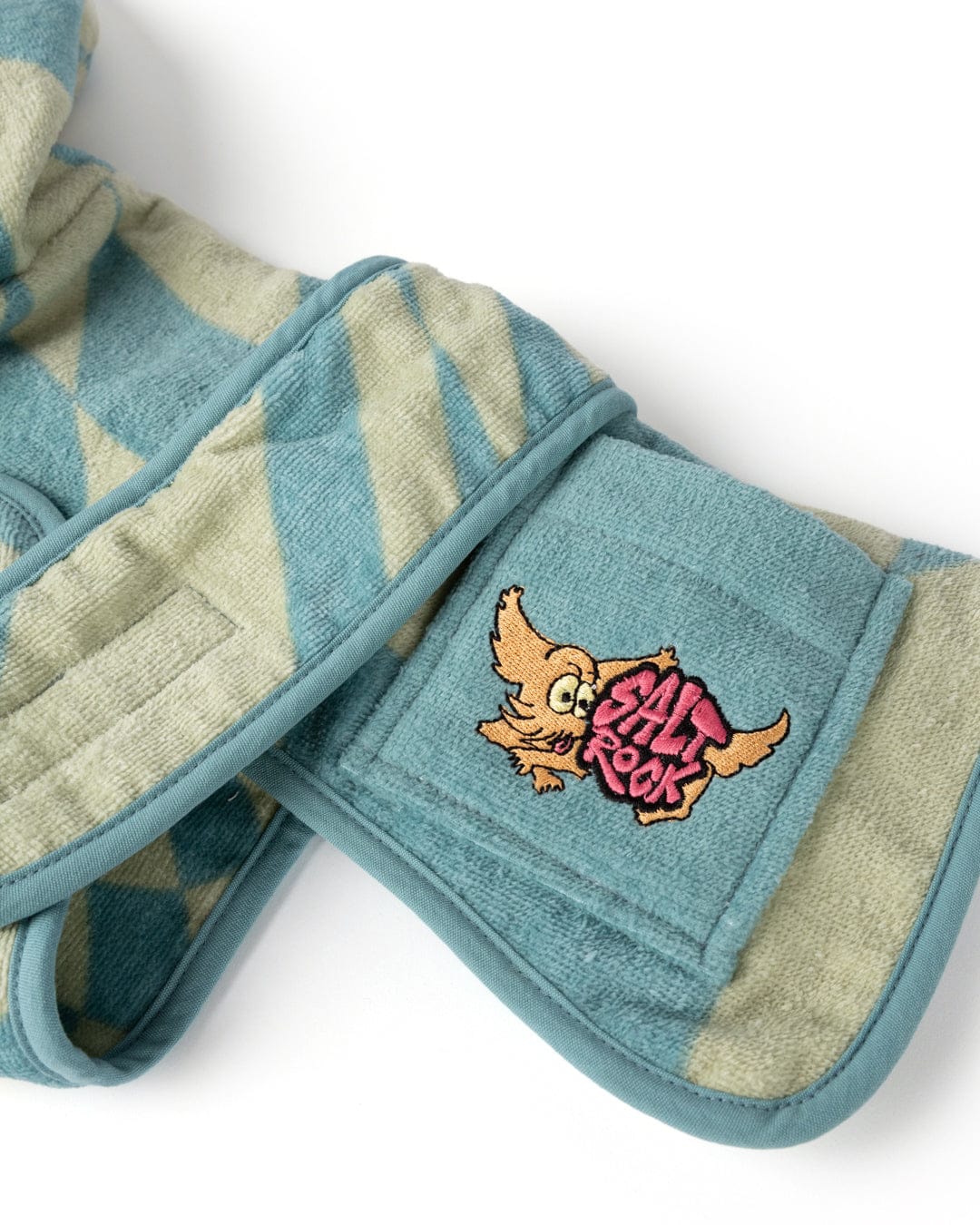 Warp Pet Towelling Robe in Light Blue