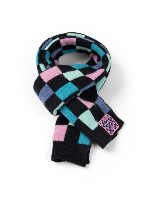 Skatecheck Scarf In Black
