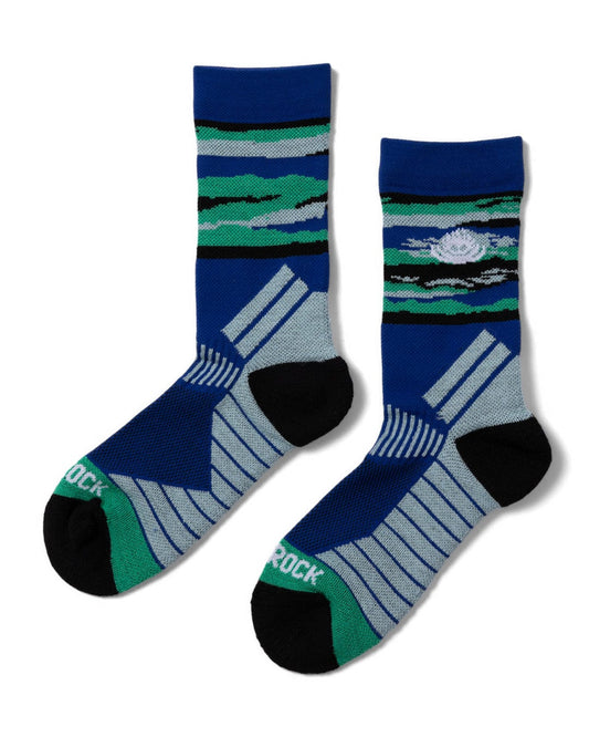 Mountainscape - Hiking Socks - Blue