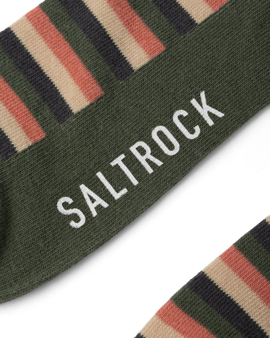 Ok Stripe Socks in Orange