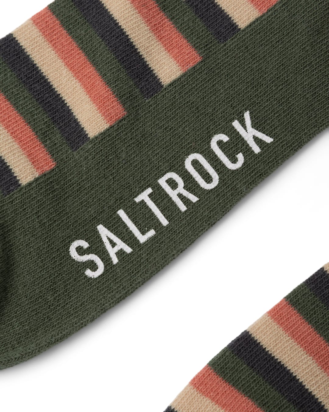 Ok Stripe Socks in Orange