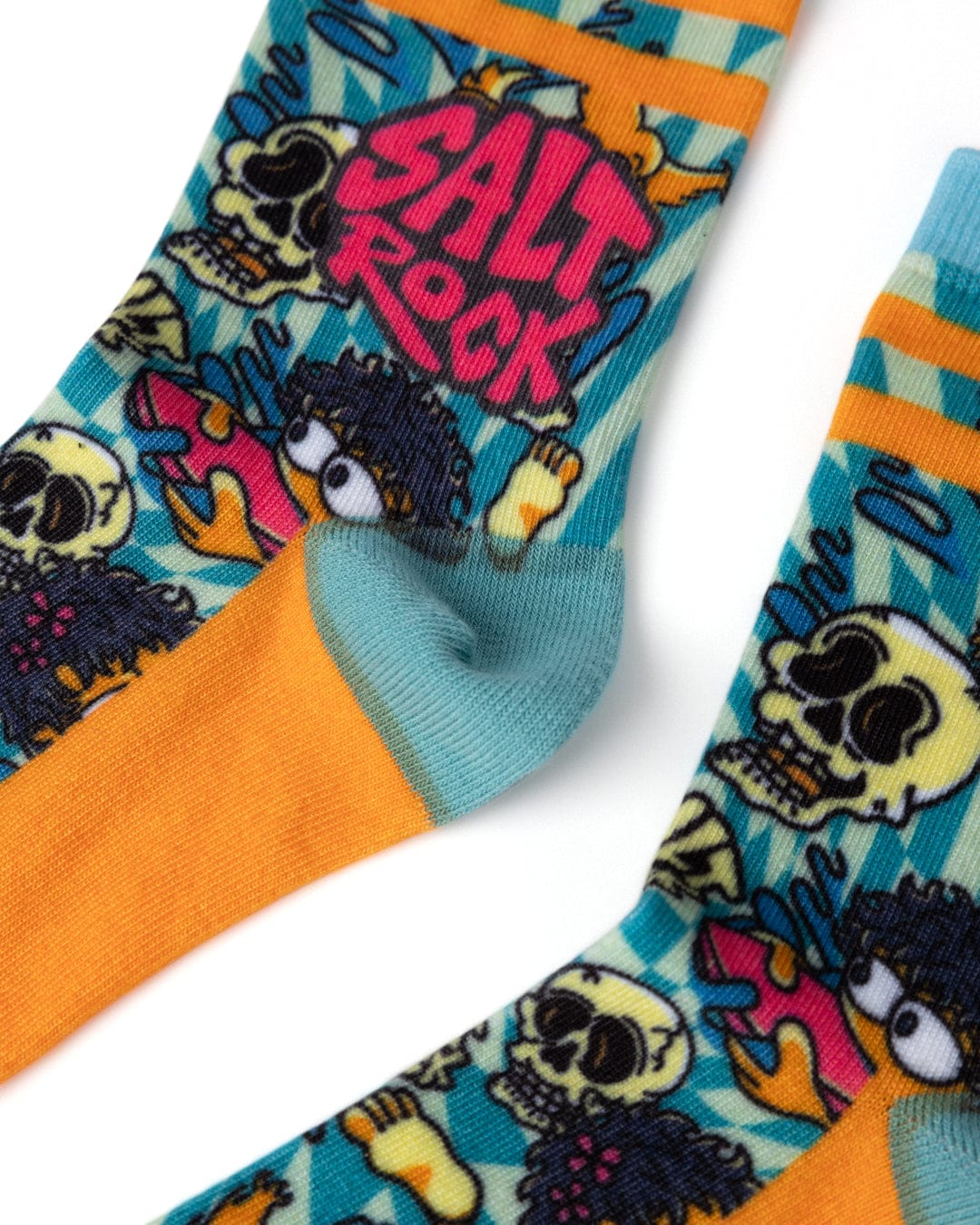 Lush Waves Kids Sock in Light Blue