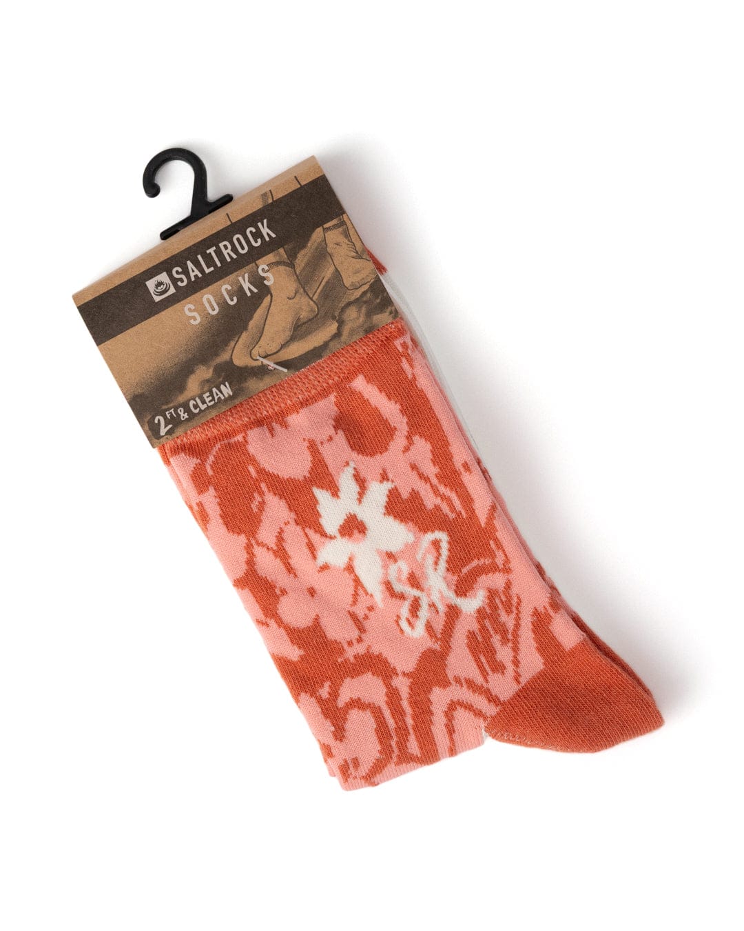 Dali Socks in Light Orange