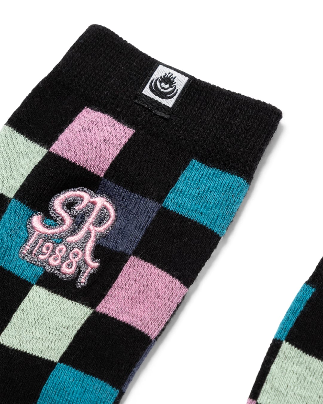 Skatecheck Kids Socks in Black