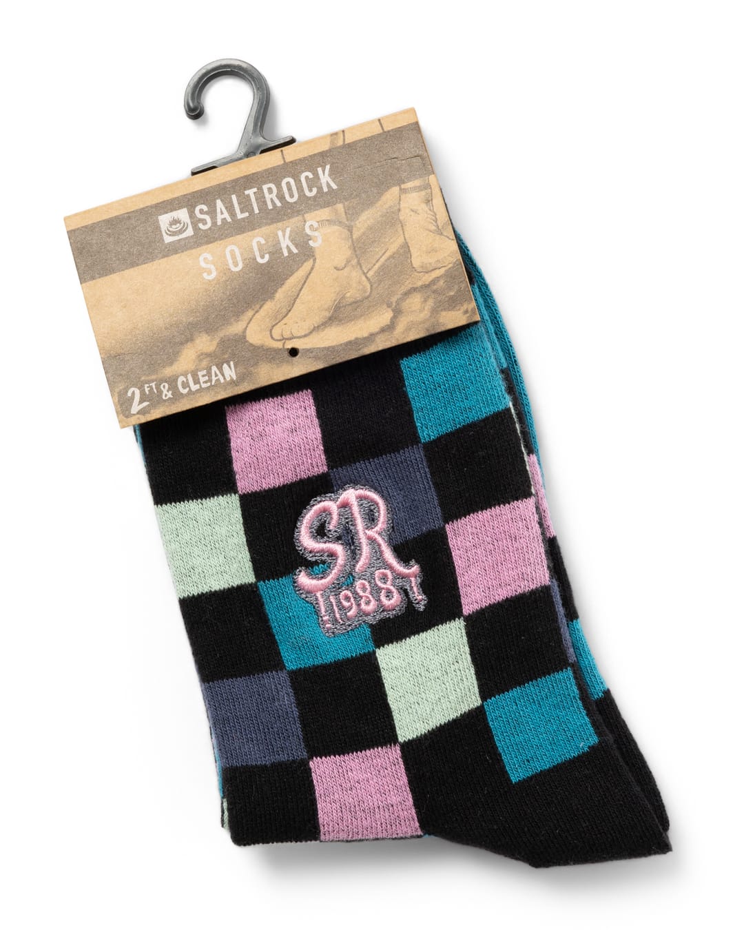 Skatecheck Kids Socks in Black