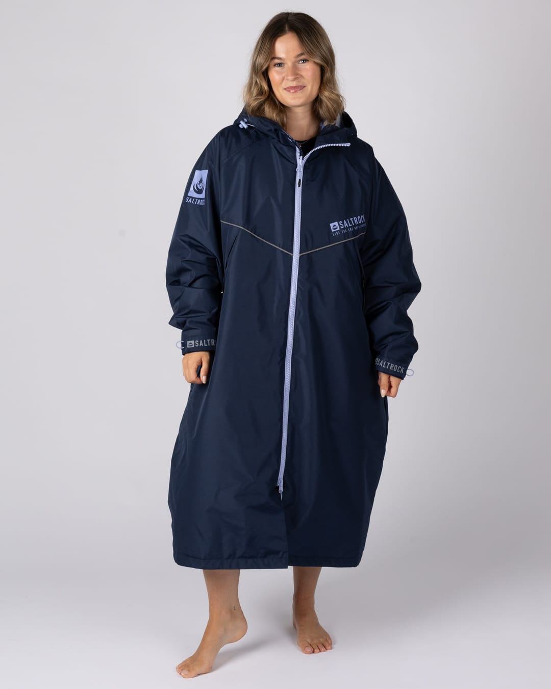 Mountain Haze Changing Robe in Blue