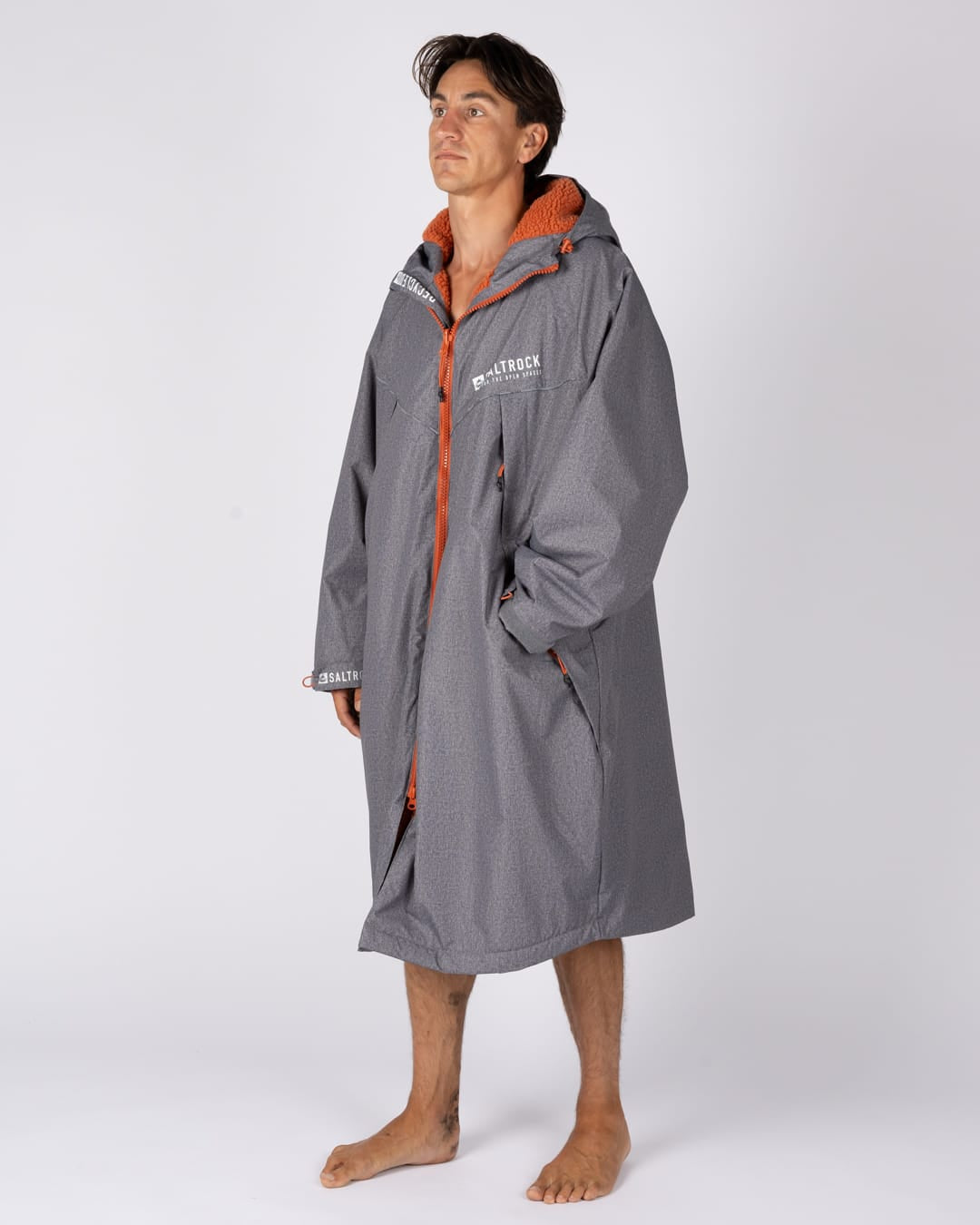 Royale Changing Robe In Dark Grey