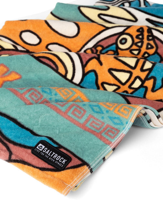 Open Finals Beach Towel in Light Blue