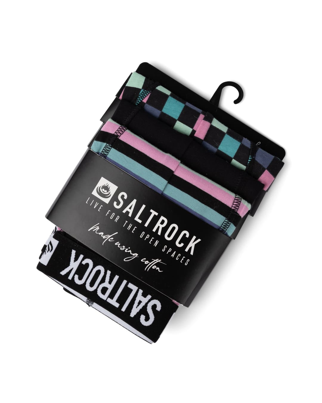 Skatecheck Kids Boxer Pack In Black