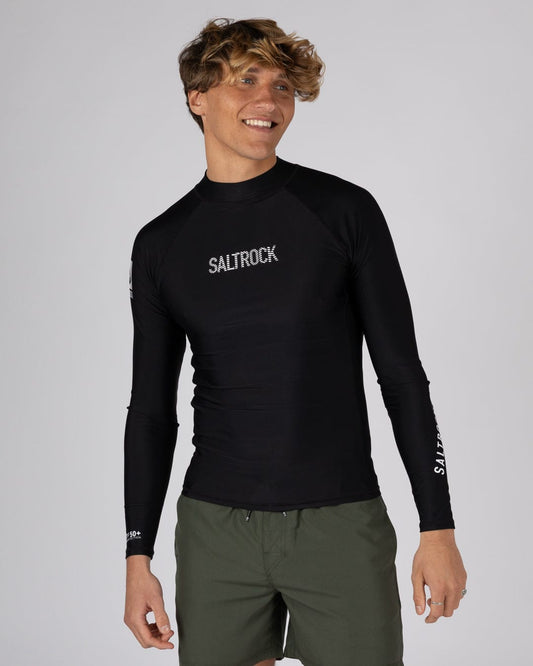 Core - Mens Long Sleeve Rashvest - Black