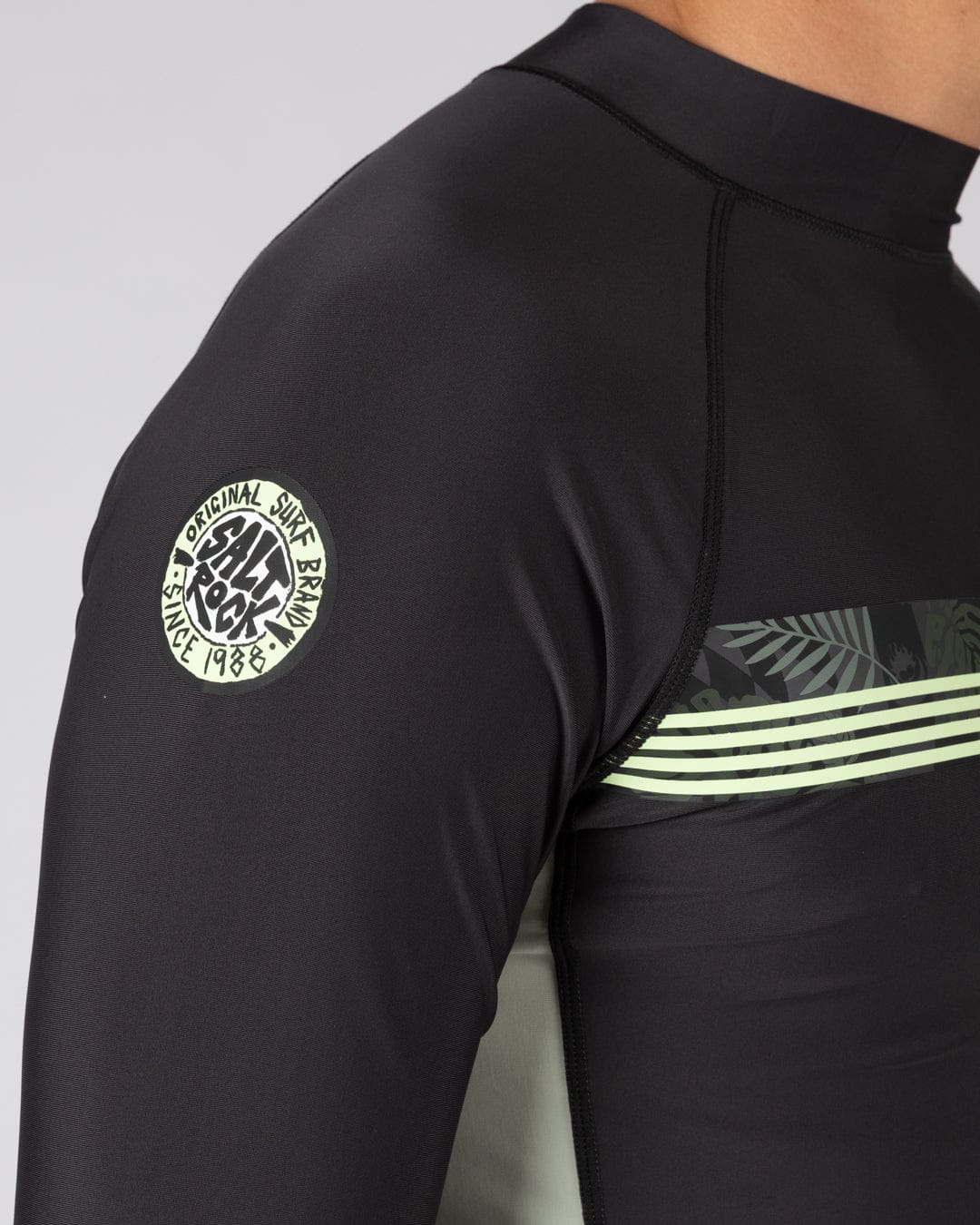 Warp Surf - Mens Long Sleeve Rashvest - Dark Grey