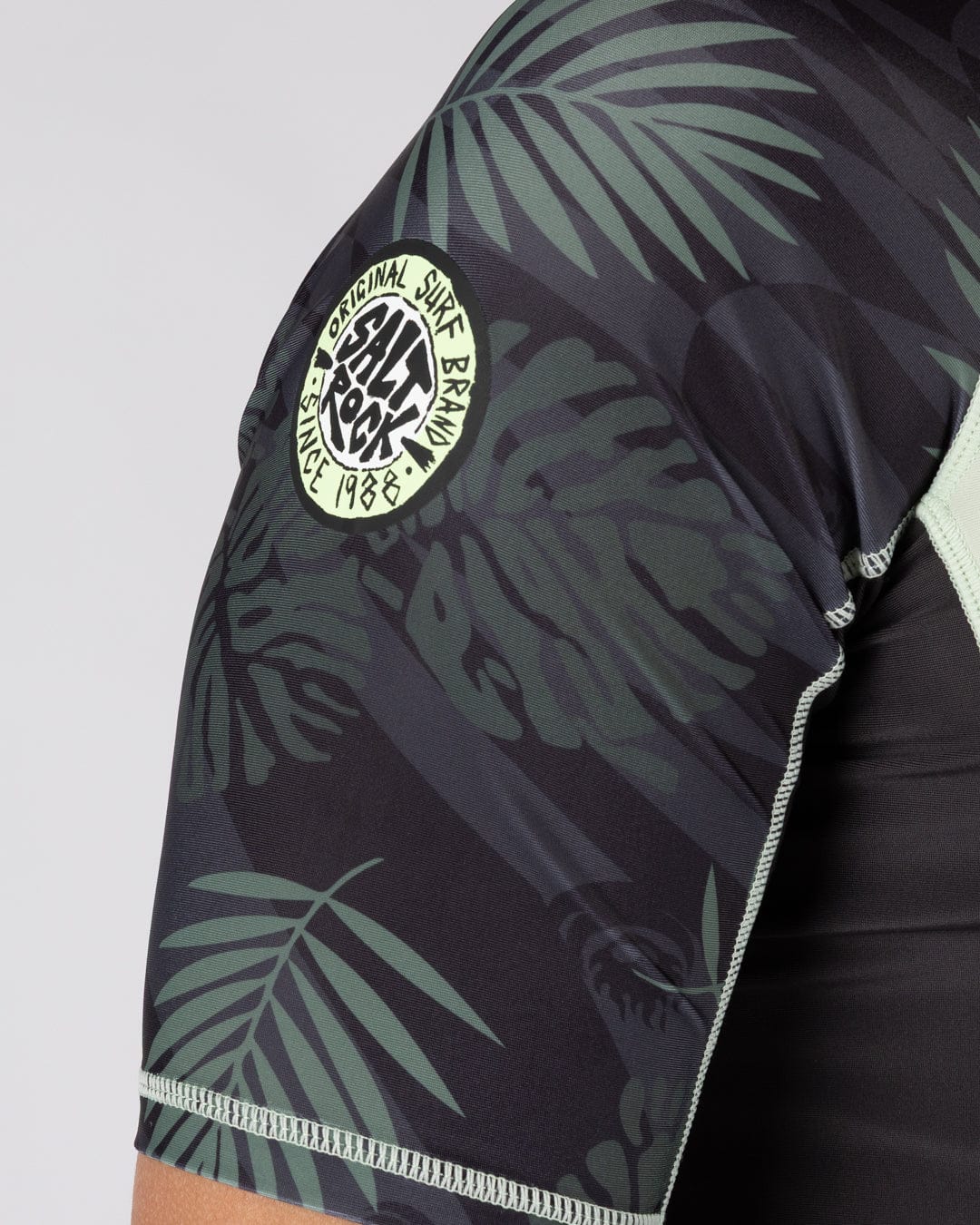 Warp Surf - Mens Short Sleeve Rashvest - Light Green