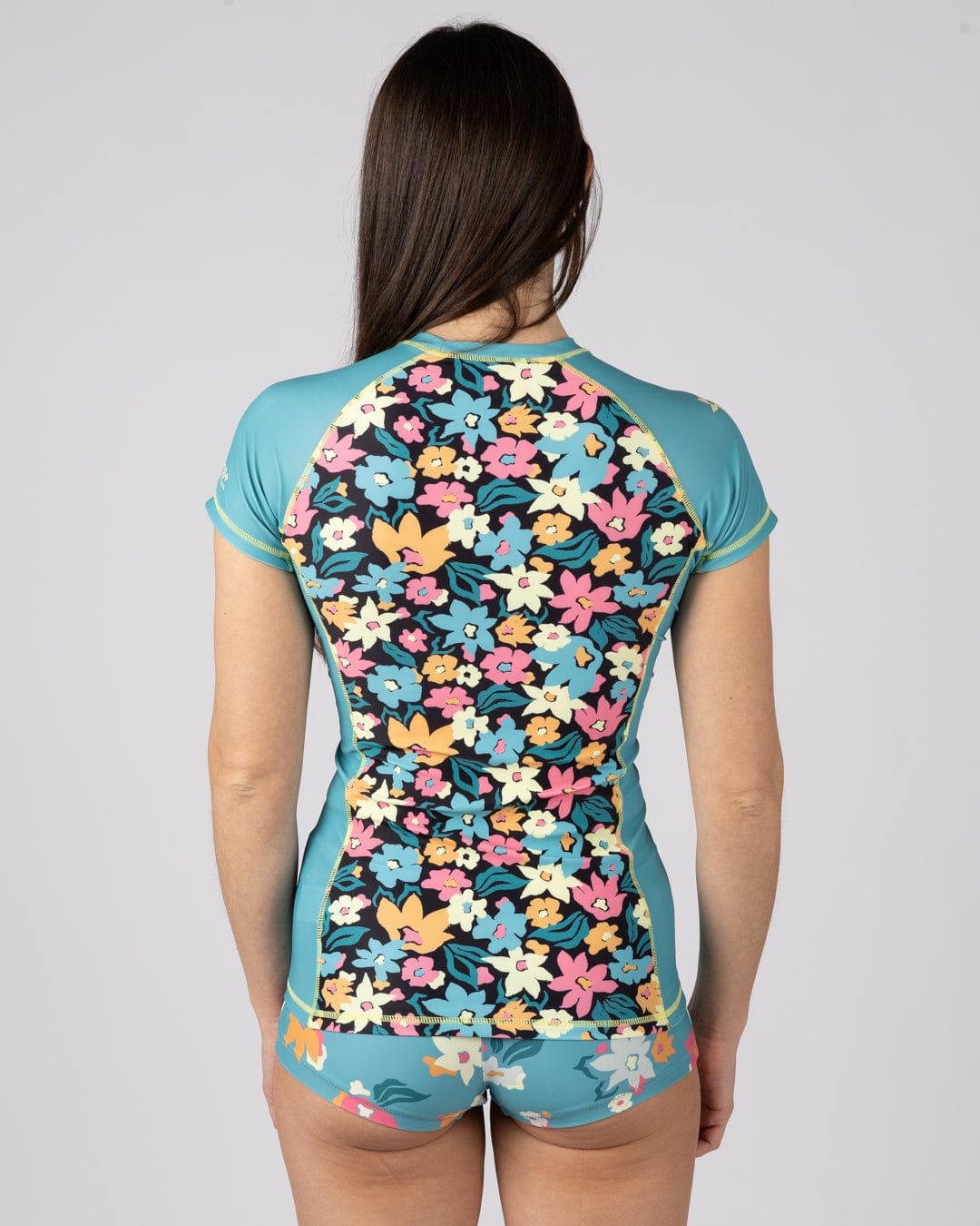 Holidaze - Womens Short Sleeve Rashvest - Blue