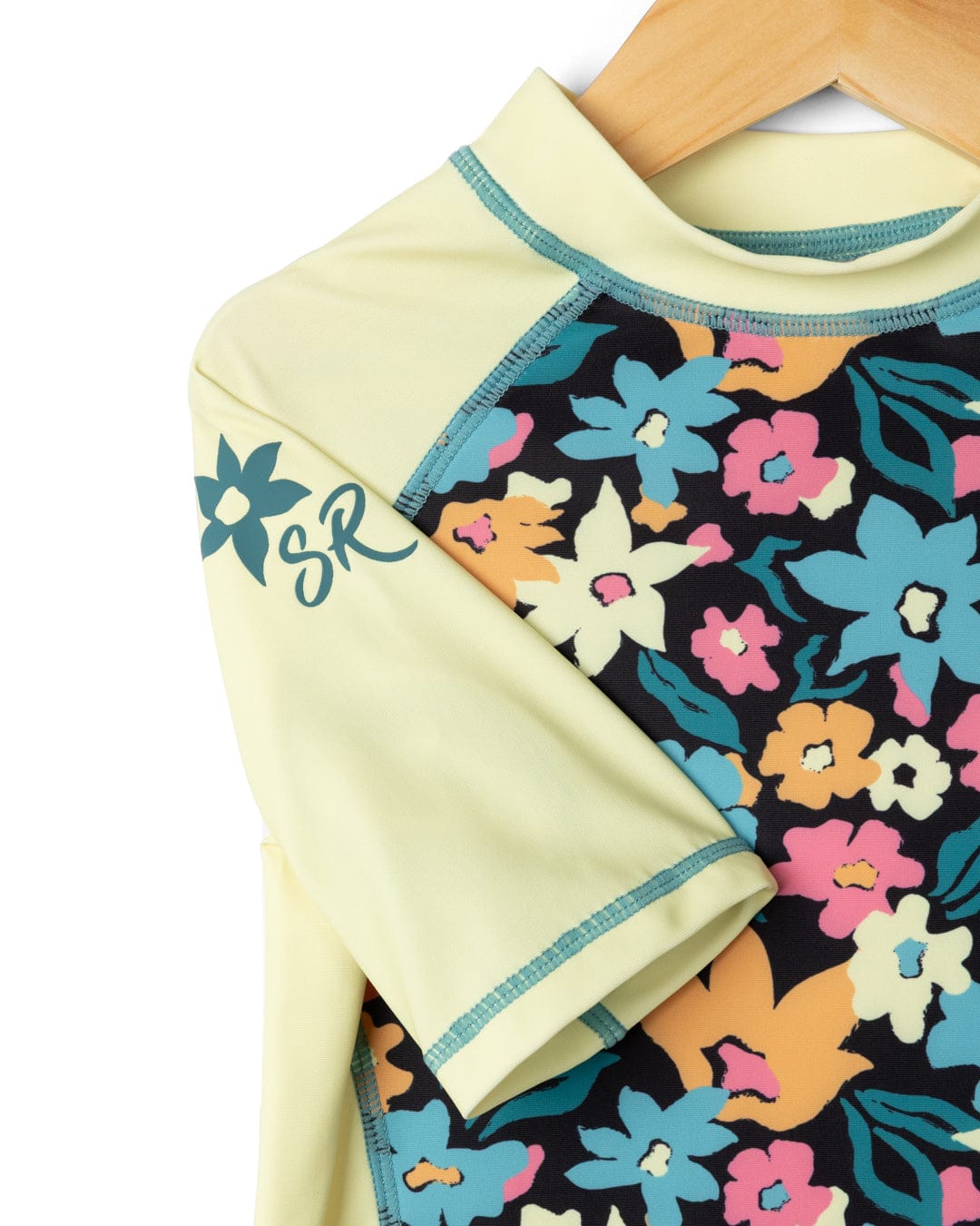 Holidaze - Kids Short Sleeve Rashvest - Light Yellow