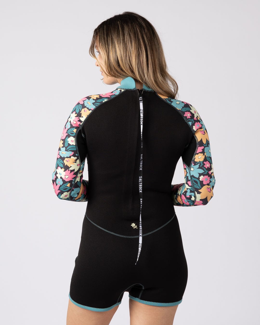 Holidaze Womens 2mm Reversible Springsuit in Blue & Black