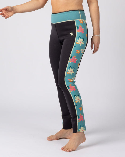 Surfdaze Womens Wetsuit Legging in Dark Grey