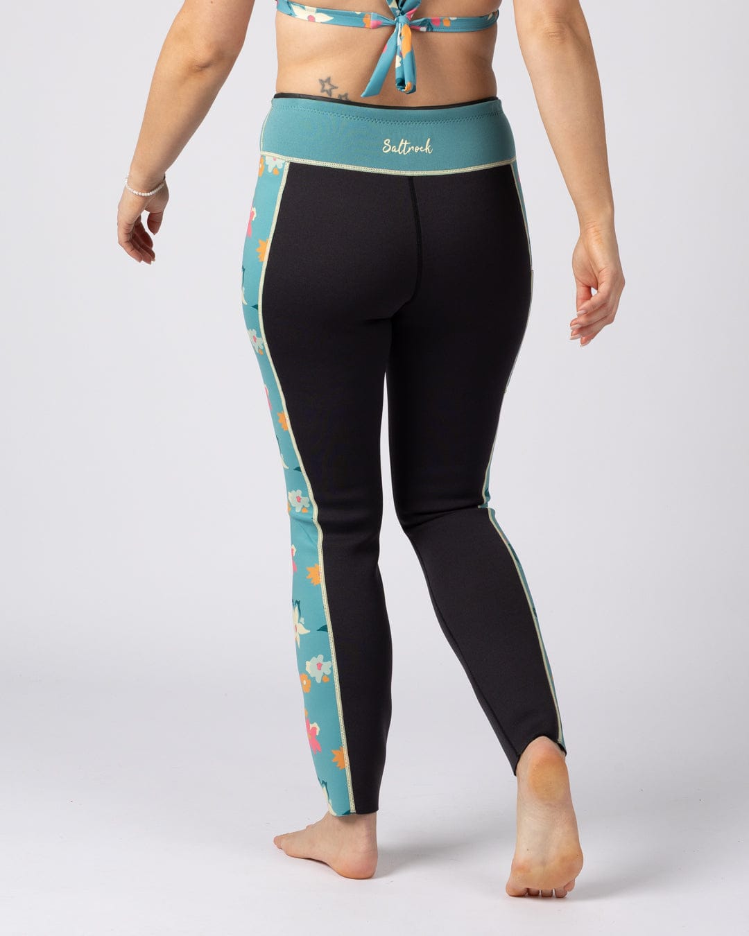 Surfdaze Womens Wetsuit Legging in Dark Grey