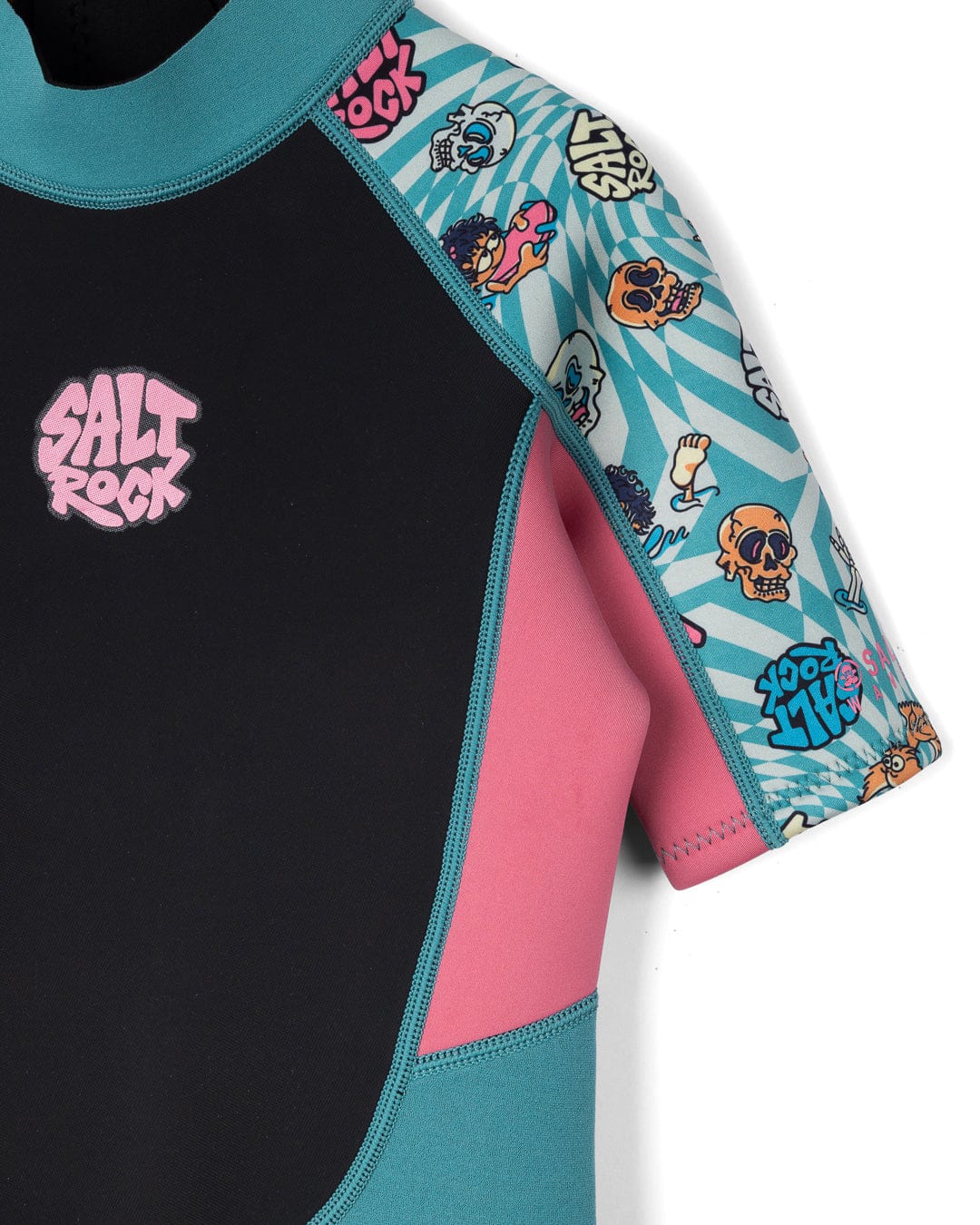 Lush Waves Kids 3/2 Shortie Wetsuit in Blue